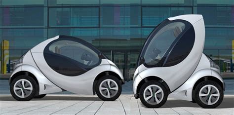 An electric and folding car is the solution for the future.